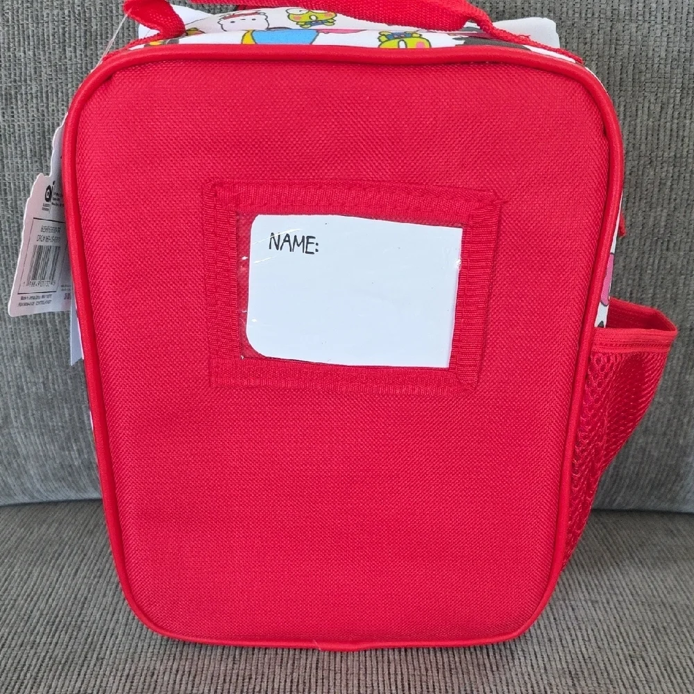 Hello Kitty Red and White Kids Lunch Bag, NWT
